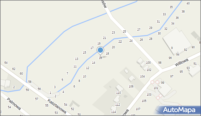 Modlniczka, Na Wedonkach, 16, mapa Modlniczka