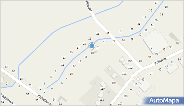 Modlniczka, Na Wedonkach, 18, mapa Modlniczka