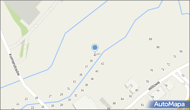 Modlniczka, Na Wedonkach, 41, mapa Modlniczka