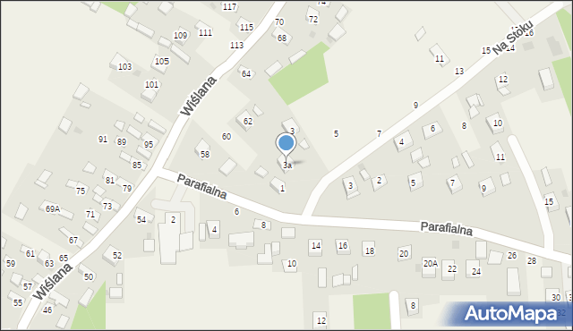 Mokrzyska, Na Stoku, 3a, mapa Mokrzyska