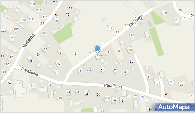 Mokrzyska, Na Stoku, 4, mapa Mokrzyska