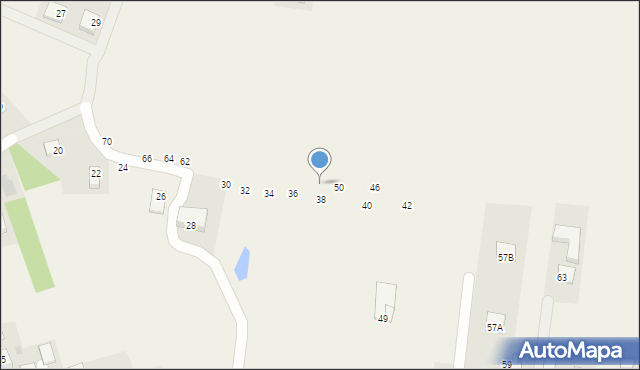 Mokrzyska, Na Stoku, 52, mapa Mokrzyska