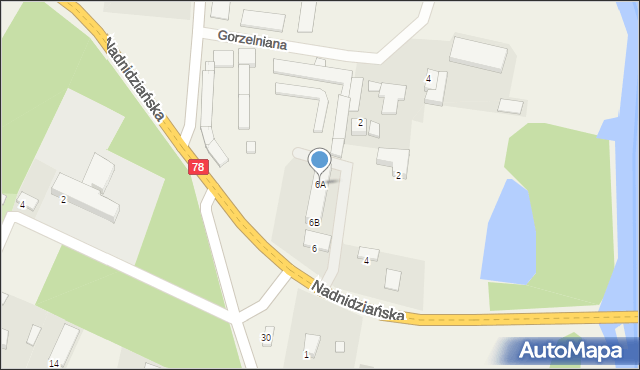 Motkowice, Nadnidziańska, 6A, mapa Motkowice