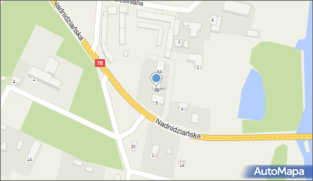 Motkowice, Nadnidziańska, 6B, mapa Motkowice