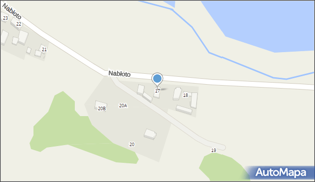 Nabłoto, Nabłoto, 17, mapa Nabłoto