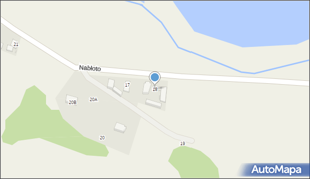 Nabłoto, Nabłoto, 18, mapa Nabłoto