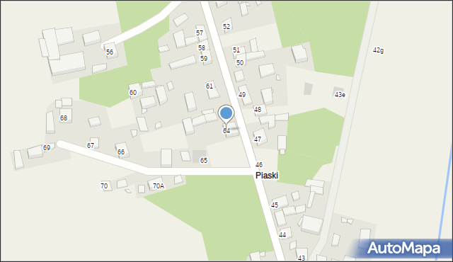 Nabyszyce, Nabyszyce, 64, mapa Nabyszyce