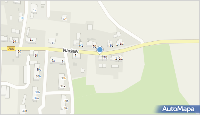 Nacław, Nacław, 4/2, mapa Nacław