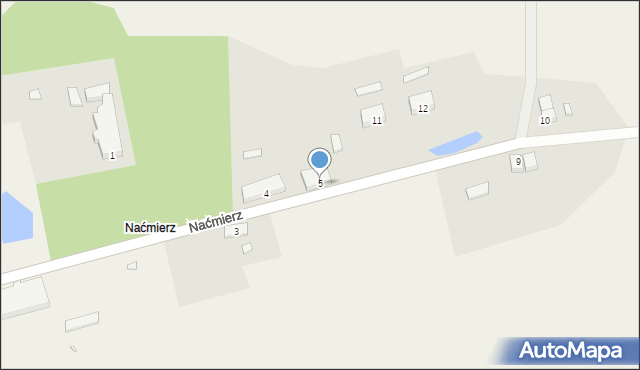 Naćmierz, Naćmierz, 5, mapa Naćmierz