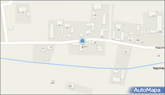 Nacmierz, Nacmierz, 16, mapa Nacmierz