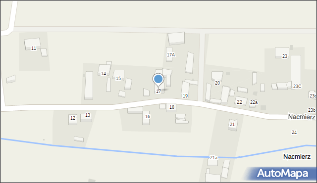 Nacmierz, Nacmierz, 17, mapa Nacmierz