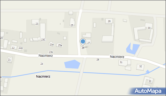 Nacmierz, Nacmierz, 26, mapa Nacmierz