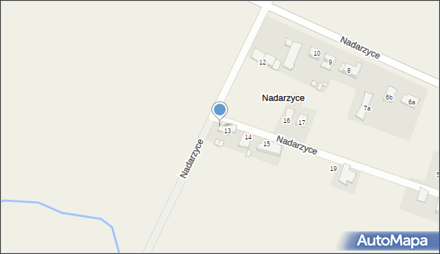 Nadarzyce, Nadarzyce, 13/1, mapa Nadarzyce