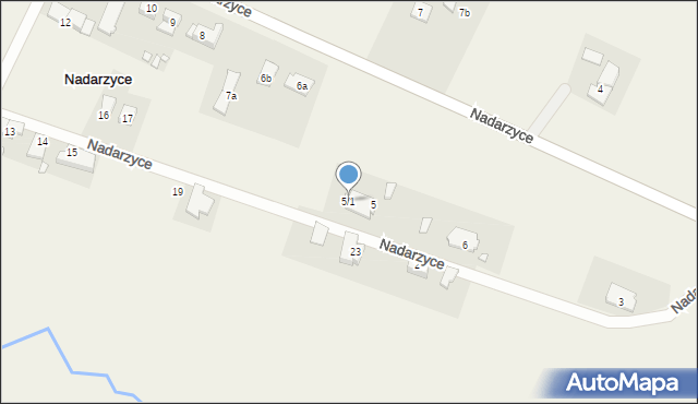 Nadarzyce, Nadarzyce, 5/1, mapa Nadarzyce