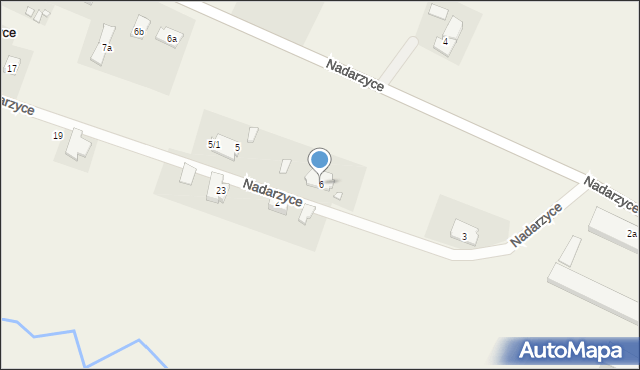 Nadarzyce, Nadarzyce, 6, mapa Nadarzyce