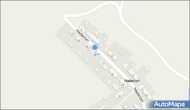 Nadarzyn, Nadarzyn, 16, mapa Nadarzyn