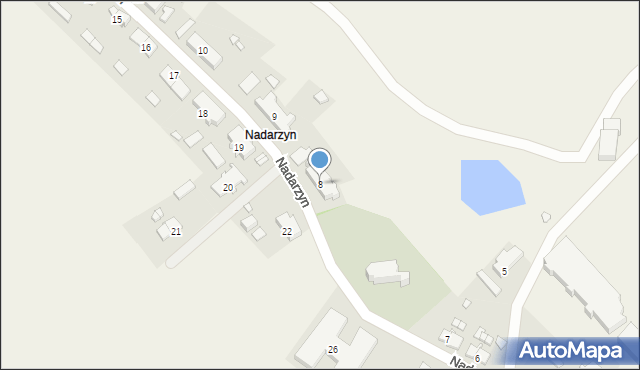 Nadarzyn, Nadarzyn, 8, mapa Nadarzyn