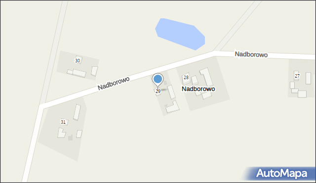 Nadborowo, Nadborowo, 29, mapa Nadborowo