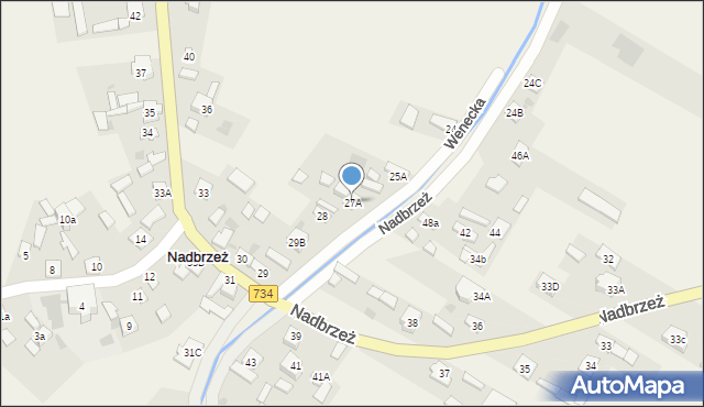 Nadbrzeż, Nadbrzeż, 27A, mapa Nadbrzeż