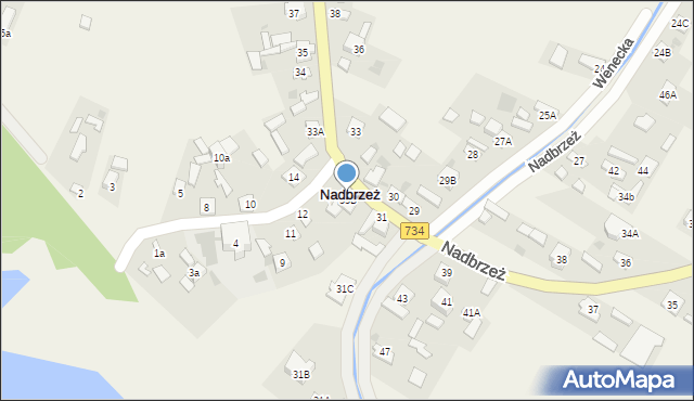 Nadbrzeż, Nadbrzeż, 33B, mapa Nadbrzeż