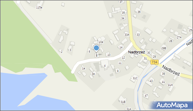 Nadbrzeż, Nadbrzeż, 8, mapa Nadbrzeż