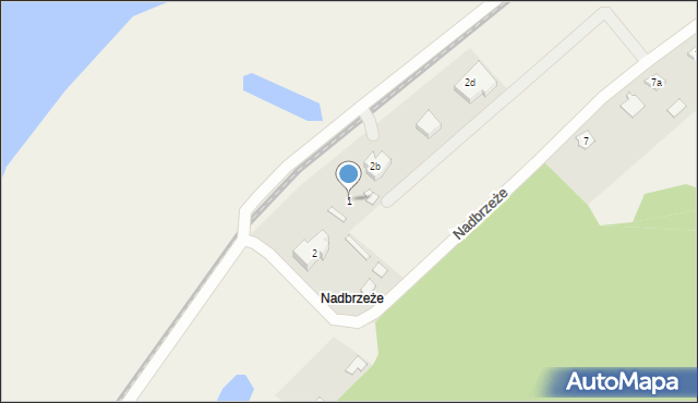 Nadbrzeże, Nadbrzeże, 1, mapa Nadbrzeże