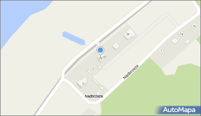 Nadbrzeże, Nadbrzeże, 2b, mapa Nadbrzeże