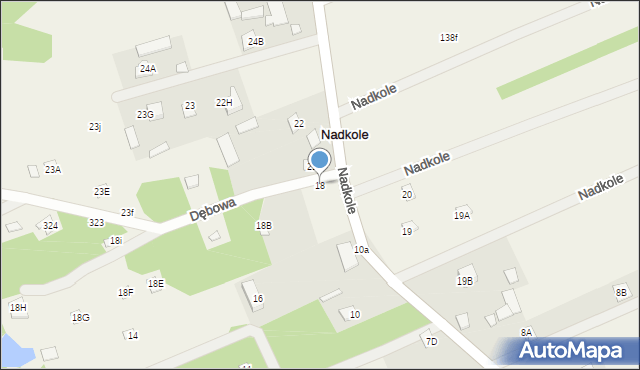 Nadkole, Nadkole, 18, mapa Nadkole