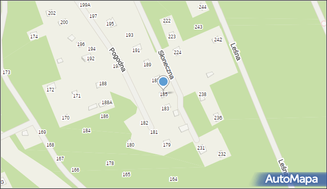 Nadkole, Nadkole, 185, mapa Nadkole