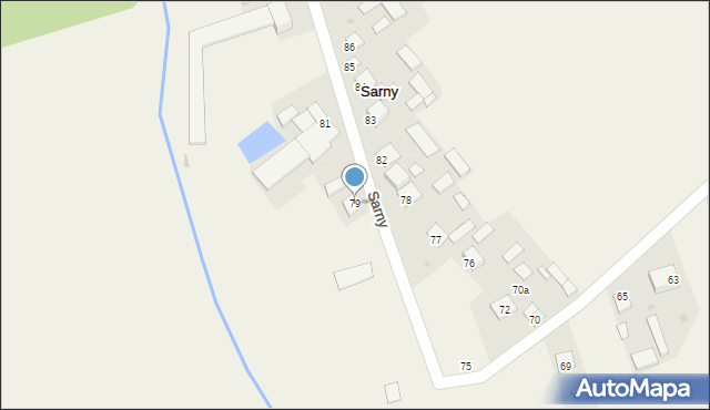 Nadleśnictwo Sarny, Nadleśnictwo Sarny, 79, mapa Nadleśnictwo Sarny