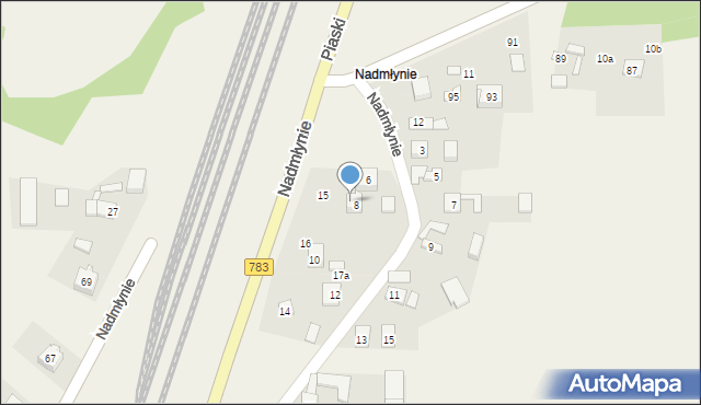 Nadmłynie, Nadmłynie, 14A, mapa Nadmłynie