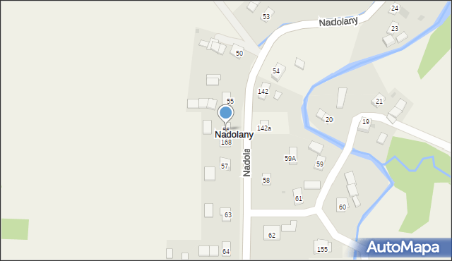 Nadolany, Nadolany, 56, mapa Nadolany