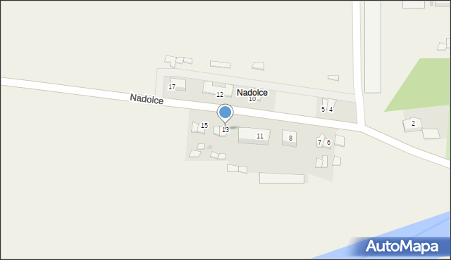 Nadolce, Nadolce, 13, mapa Nadolce