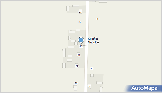 Nadolce, Nadolce, 32, mapa Nadolce