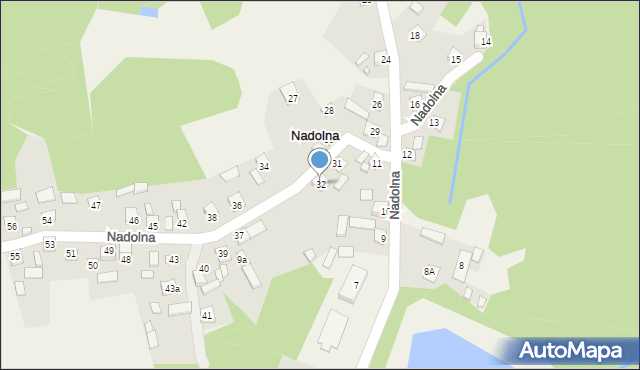 Nadolna, Nadolna, 32, mapa Nadolna