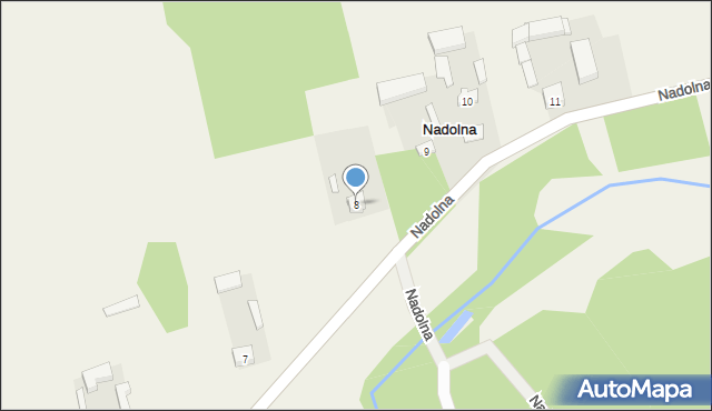 Nadolna, Nadolna, 8, mapa Nadolna