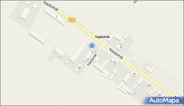 Nadolnik, Nadolnik, 1, mapa Nadolnik