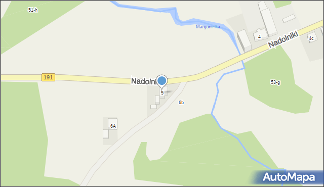 Nadolniki, Nadolniki, 5, mapa Nadolniki