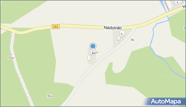 Nadolniki, Nadolniki, 6A, mapa Nadolniki