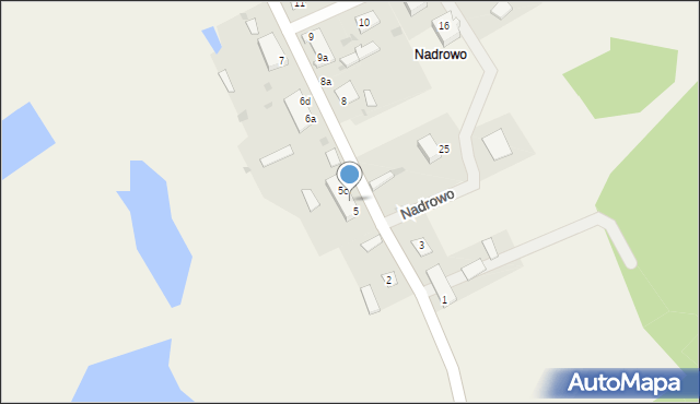 Nadrowo, Nadrowo, 5b, mapa Nadrowo