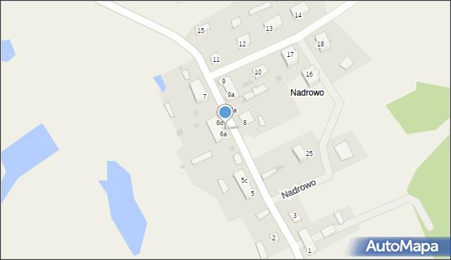 Nadrowo, Nadrowo, 6b, mapa Nadrowo