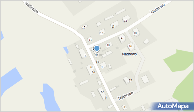 Nadrowo, Nadrowo, 9c, mapa Nadrowo