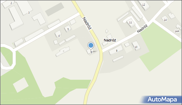 Nadróż, Nadróż, 6, mapa Nadróż