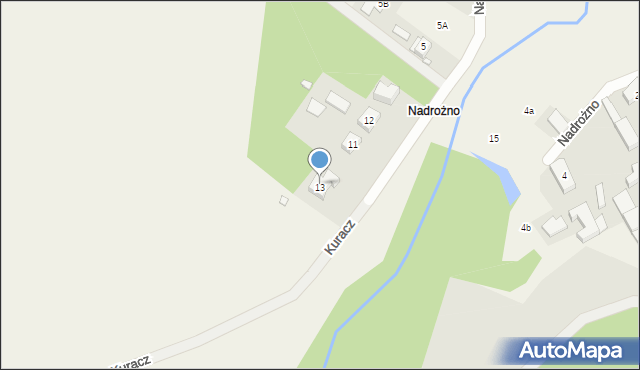 Nadrożno, Nadrożno, 14, mapa Nadrożno