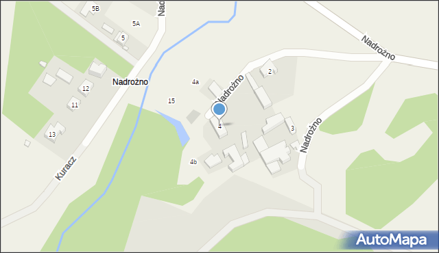 Nadrożno, Nadrożno, 4, mapa Nadrożno