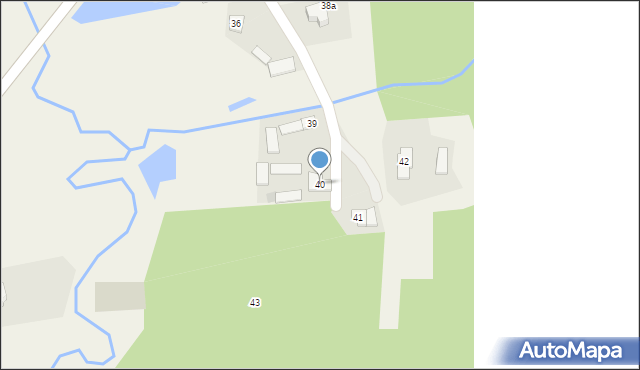 Nadrzecze, Nadrzecze, 40, mapa Nadrzecze