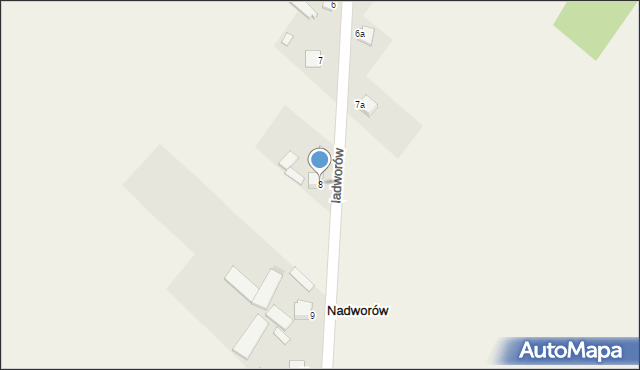 Nadworów, Nadworów, 8, mapa Nadworów