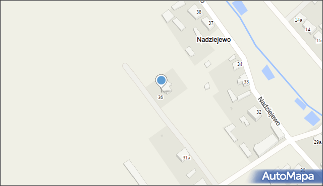 Nadziejewo, Nadziejewo, 44, mapa Nadziejewo