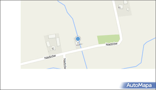 Nadzów, Nadzów, 113, mapa Nadzów