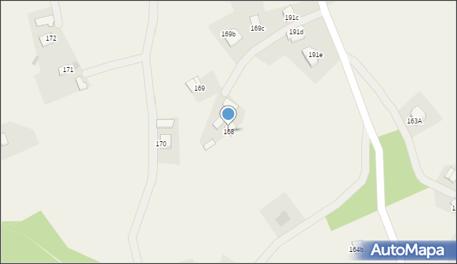 Nagawczyna, Nagawczyna, 168, mapa Nagawczyna